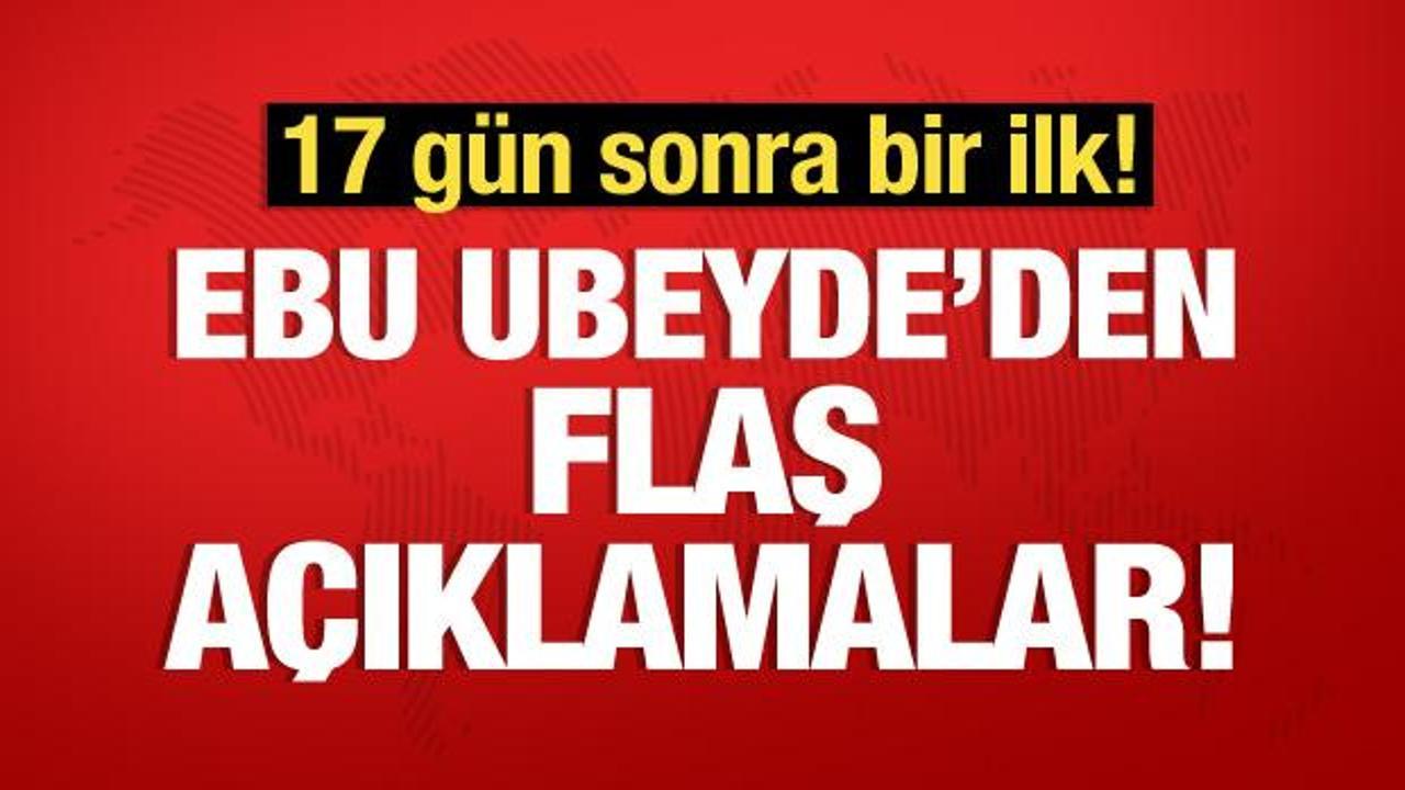 17 gün sonra bir ilk! Ebu Ubeyde: 180 düşman zırhlısını imha ettik!