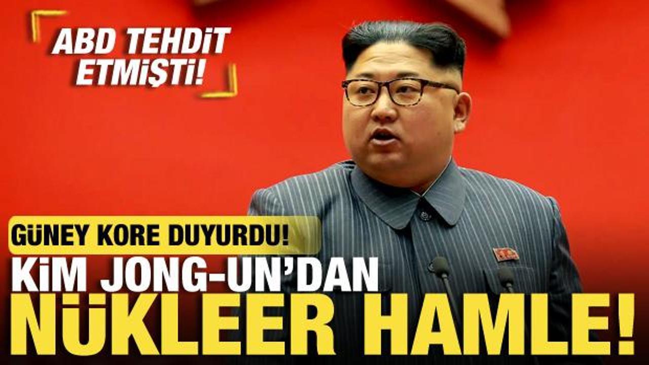 ABD tehdit etmişti! Kim Jong-Un’dan nükleer hamle! Güney Kore duyurdu