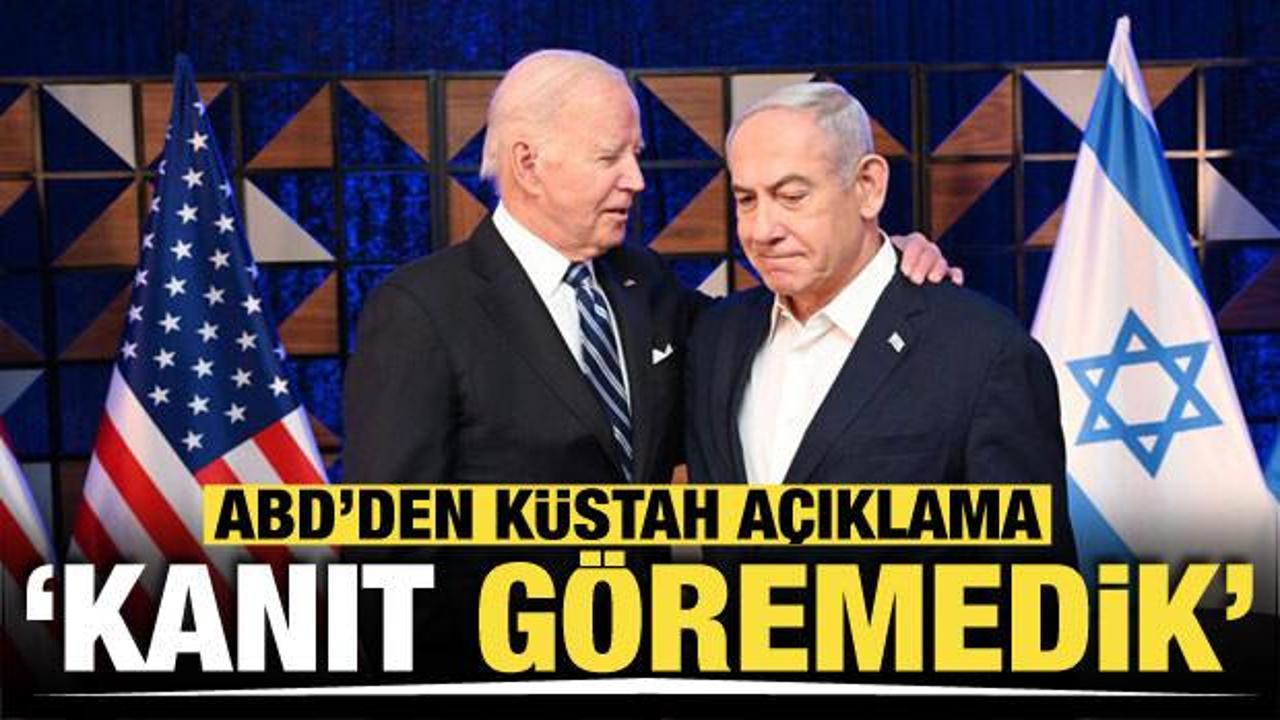 ABD’den küstah açıklama! İsrail’in sivilleri kasten öldürdüğüne dair kanıt göremedik