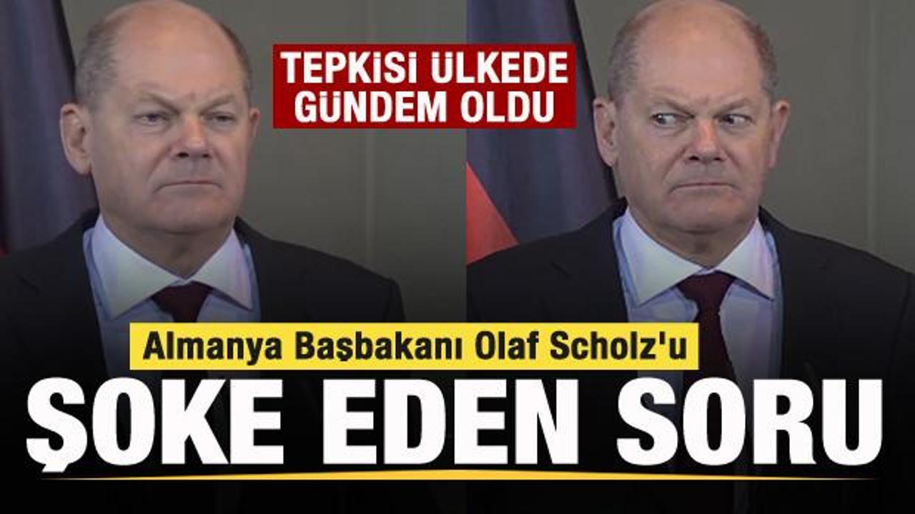 Almanya Başbakanı Olaf Scholz’un soruya verdiği tepki gündem oldu! Ülke bunu konuşuyor