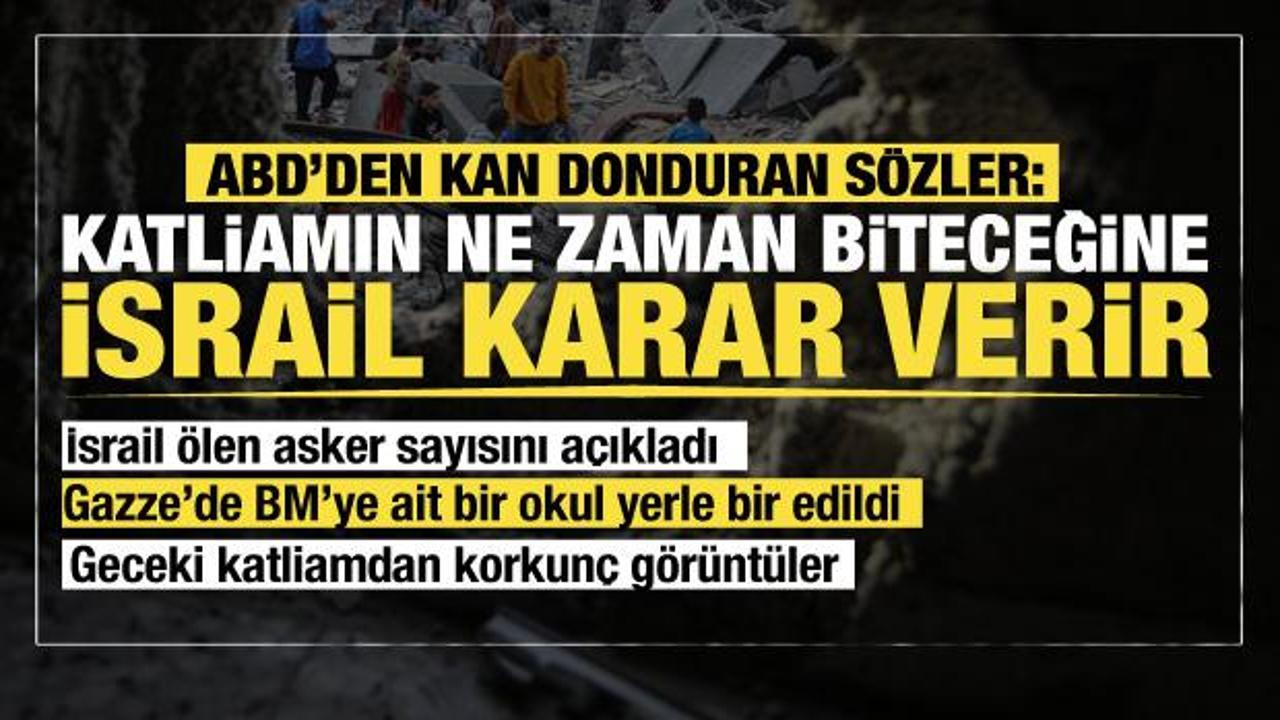 Blinken, Gazze’deki katliamın ne zaman biteceğine İsrail karar verecek dedi