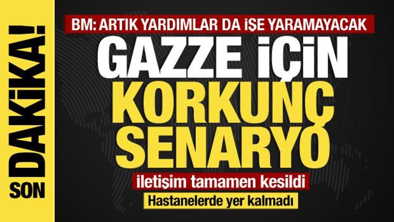 BM: Gazze’de yardımların işe yaramayacağı daha korkunç durum ortaya çıkmak üzere