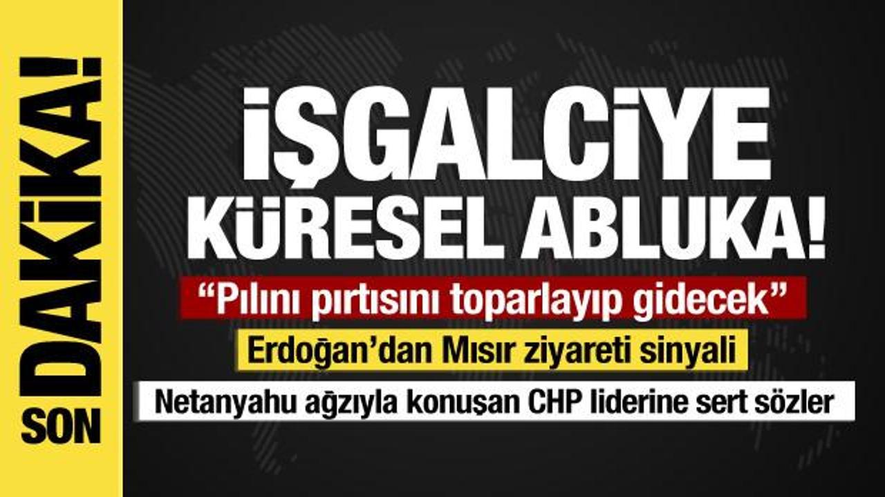 Cumhurbaşkanı Erdoğan: İsrail köşeye sıkıştı Netanyahu pılını pırtısını toplayıp gidecek