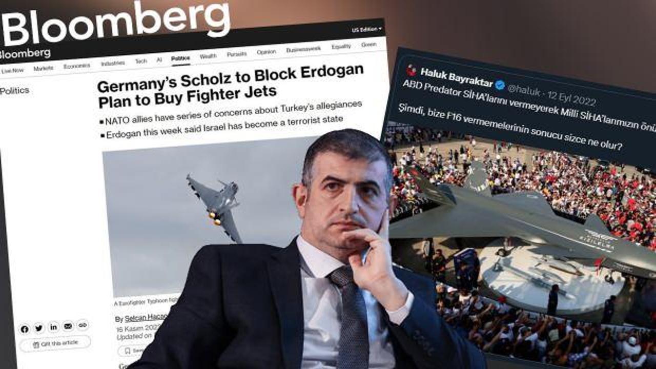 Erdoğan-Scholz zirvesi öncesi Bloomberg’den algı haberi! Cevap Haluk Bayraktar’dan geldi