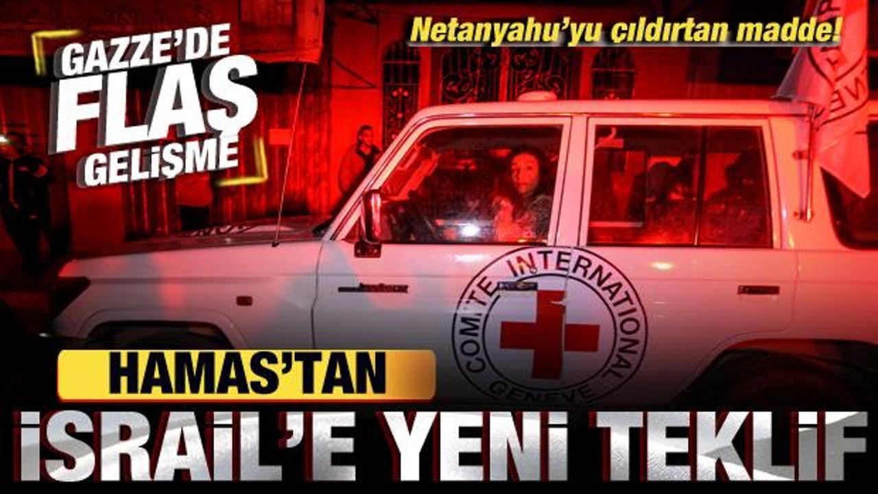 Gazze’de flaş gelişme! Hamas’tan, İsrail’e yeni teklif! Netanyahu’yu çıldırtan madde