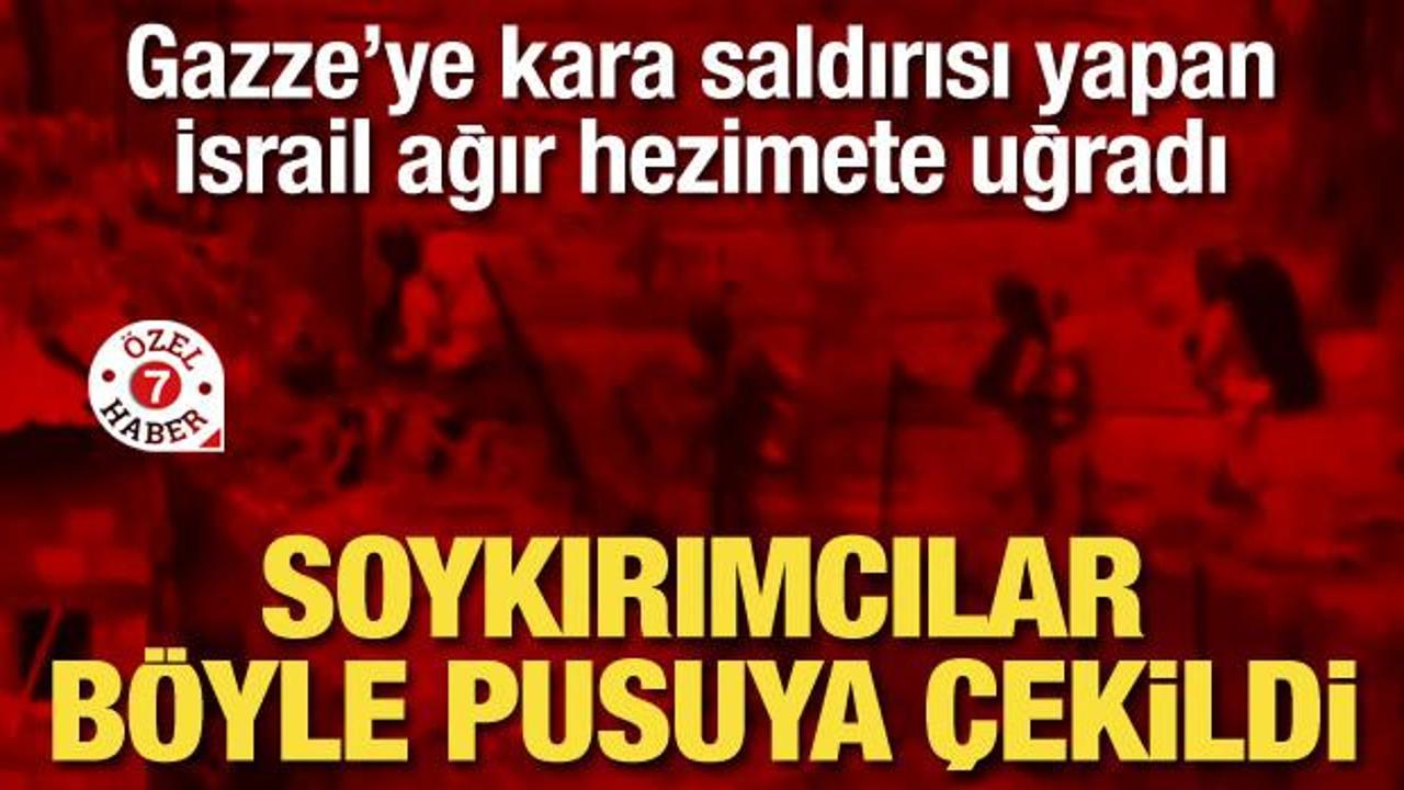 Gazze’ye giren soykırımcı siyonistler hezimete uğradı: İsrail askerleri pusuya çekildi