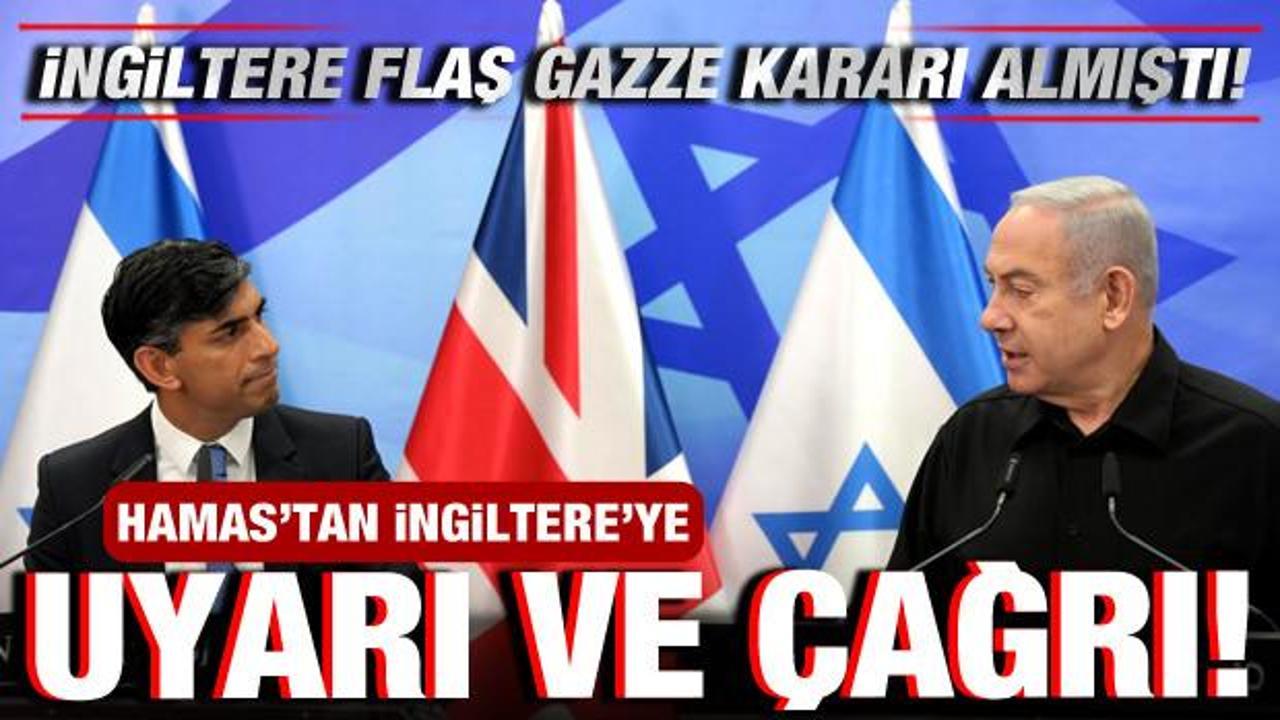 İngiliz uçakları Gazze’ye girdi! Hamas’tan İngiltere’ye açık uyarı ve çağrı