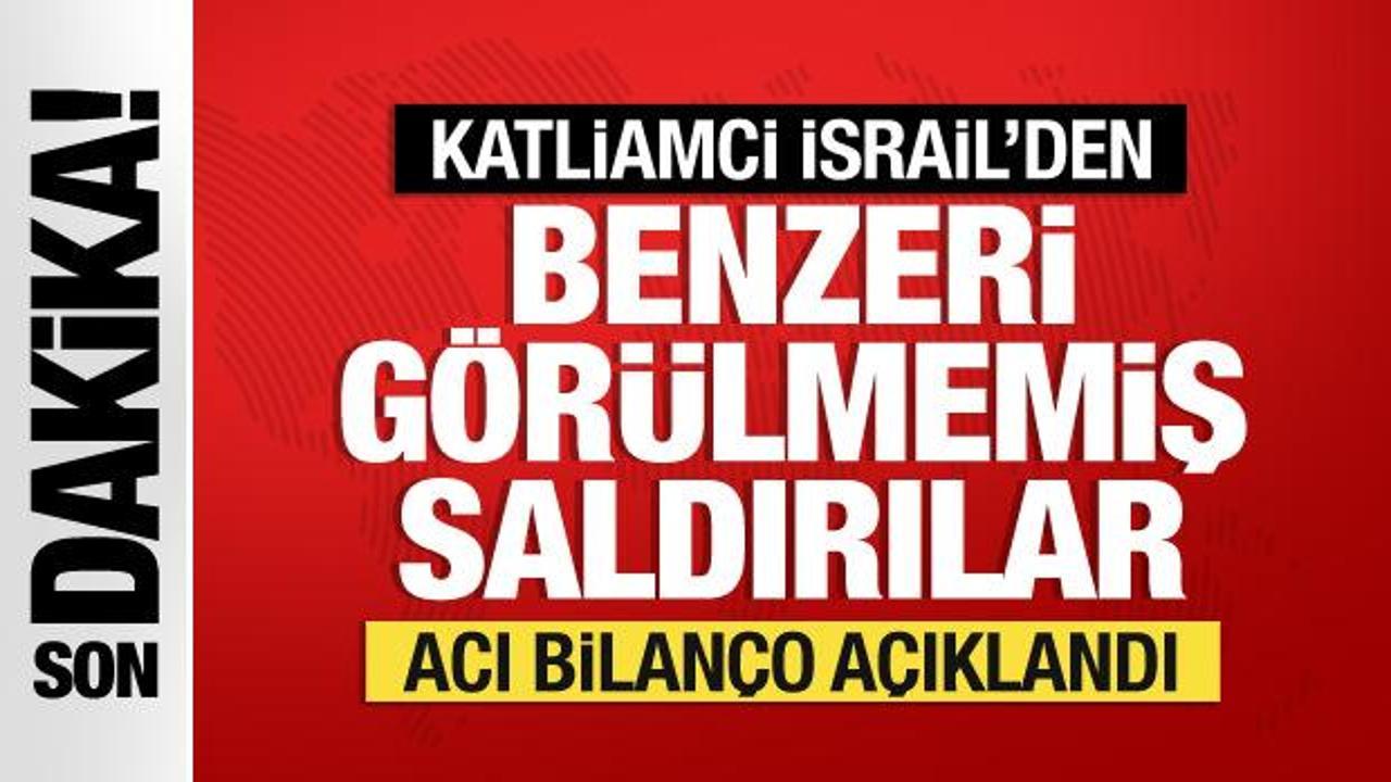 İşgalci İsrail’den bugüne kadar görülmemiş saldırılar… Gazze’de şehit sayısı açıklandı