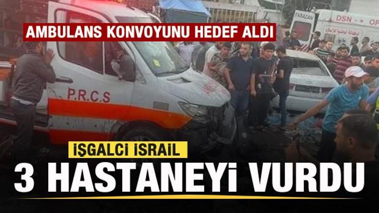 İsrail 3 hastaneyi vurdu! Çok sayıda ölü ve yaralı var