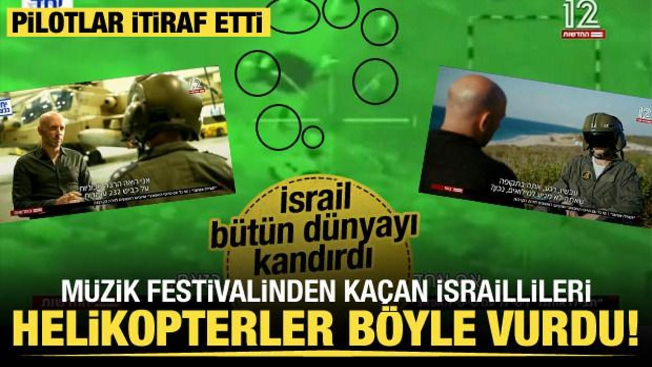 İsrail, 7 Ekim’de müzik festivalinden kaçan vatandaşlarını Apaçi helikopterleri ile vurmuş