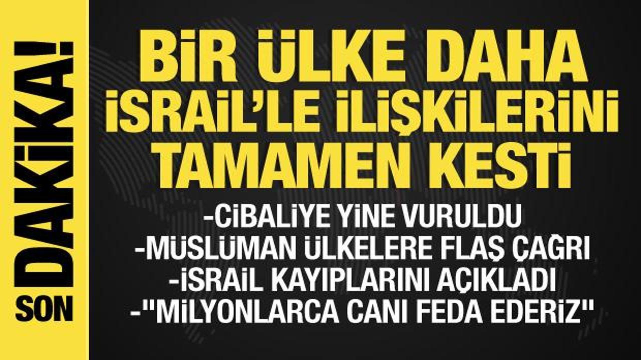 İsrail-Filistin savaşı: Bir ülke daha İsrail’le ilişkisini askıya aldı