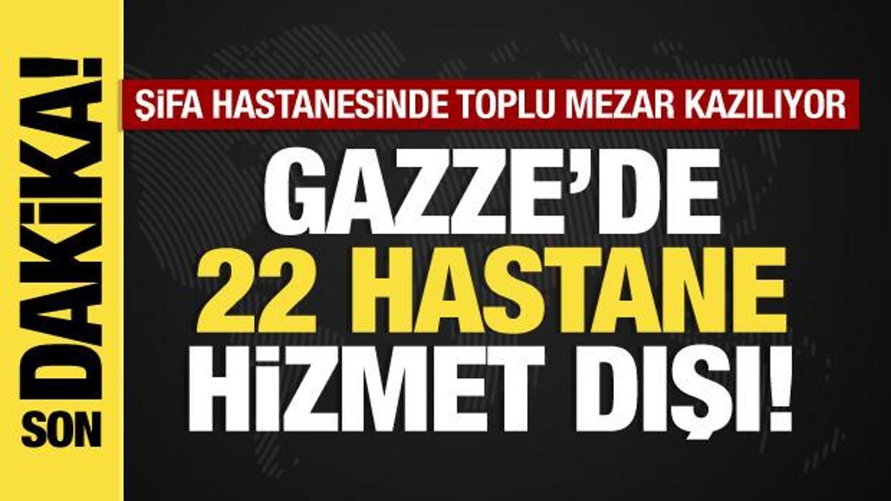 İsrail-Filistin savaşı: Gazze’de 22 hastane hizmet dışı kaldı