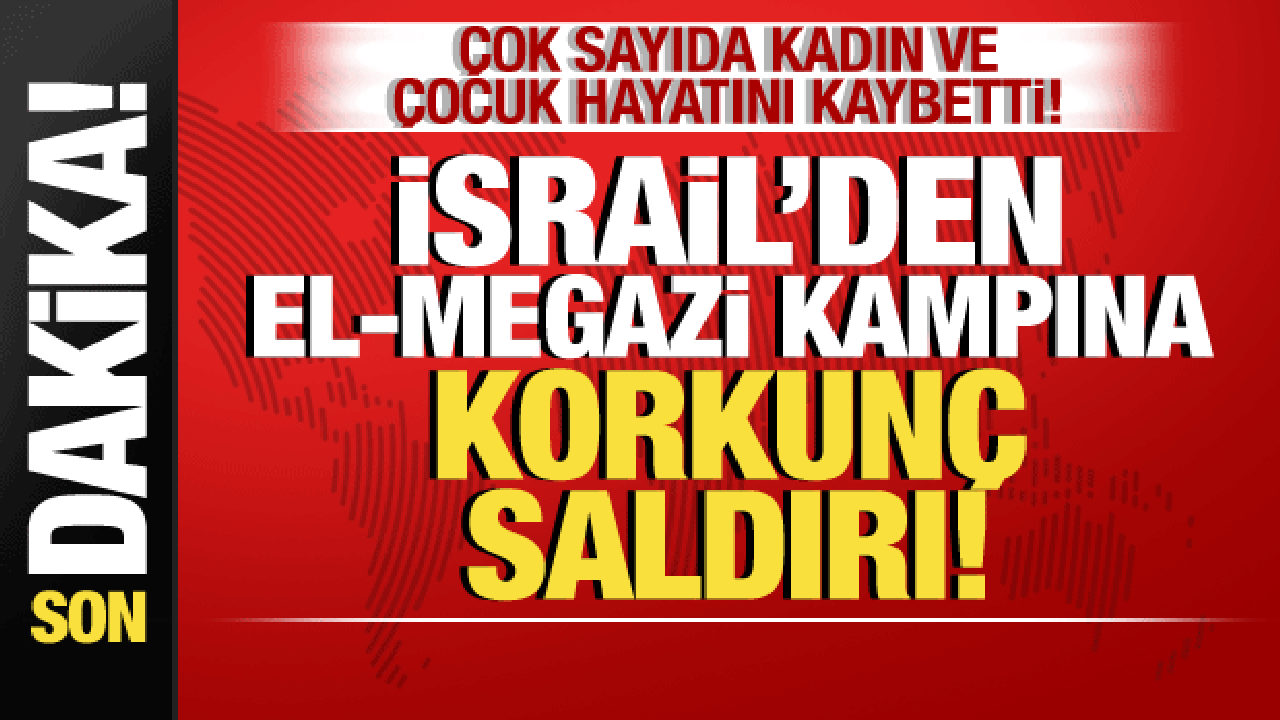 İsrail-Filistin savaşı: İsrail El-Megazi kampını vurdu! Çok sayıda ölü ve yaralı var!
