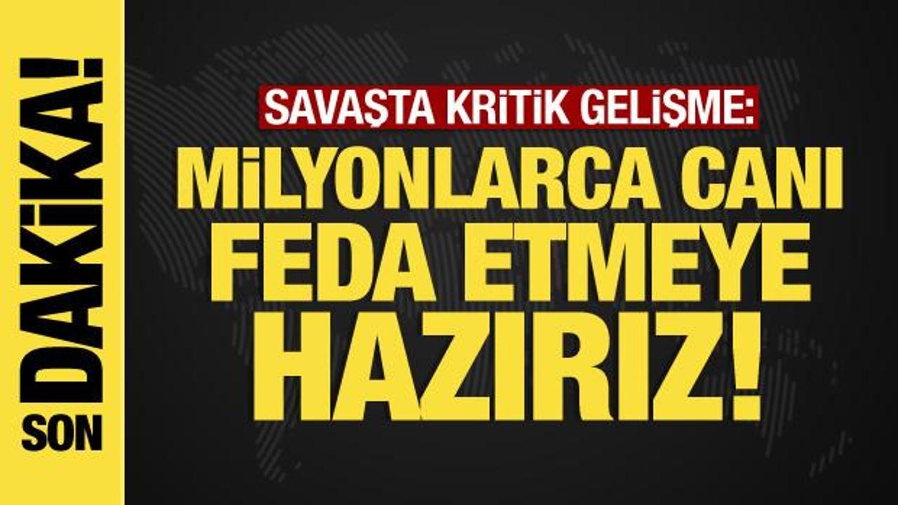 İsrail-Filistin savaşı: Mısır’dan “Milyonlarca can feda etmeye hazırız” açıklaması