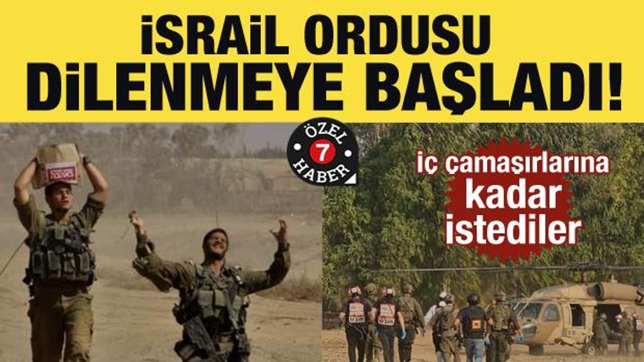 İsrail ordusu dünyaya seslendi! Askerlerimize yardım bekliyoruz