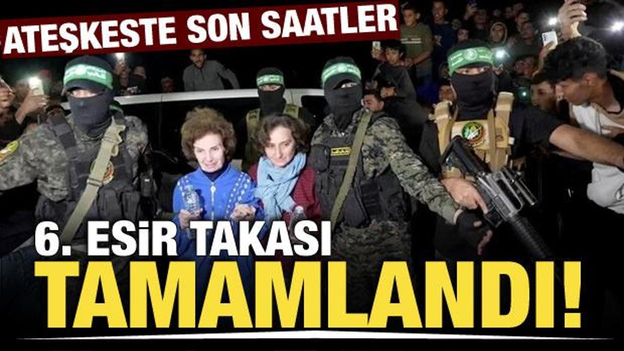 İsrail ve Hamas arasındaki esir takasında 6.gün! Rehineler karşılıklı serbest bırakıldı