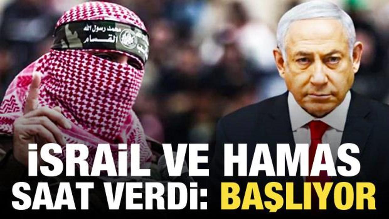 İsrail ve Hamas’tan ateşkes açıklaması: Yarın sabah başlayacak