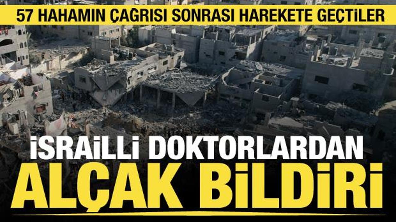 İsrailli bir grup doktordan skandal bildiri: Gazze’deki Şifa Hastanesi’ni bombalayın