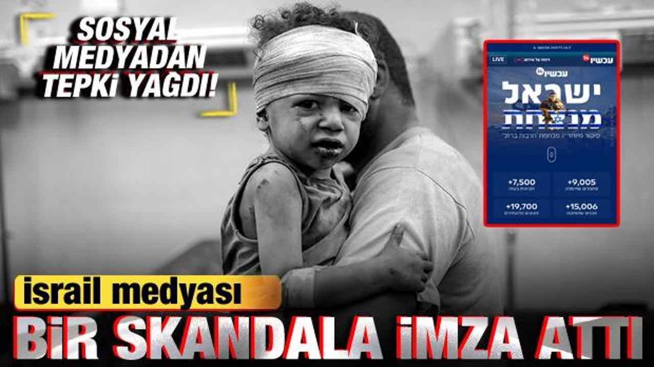 İsrailli Kanal 14’ten katliam sayacı skandalı! Sosyal medyadan tepki yağdı!