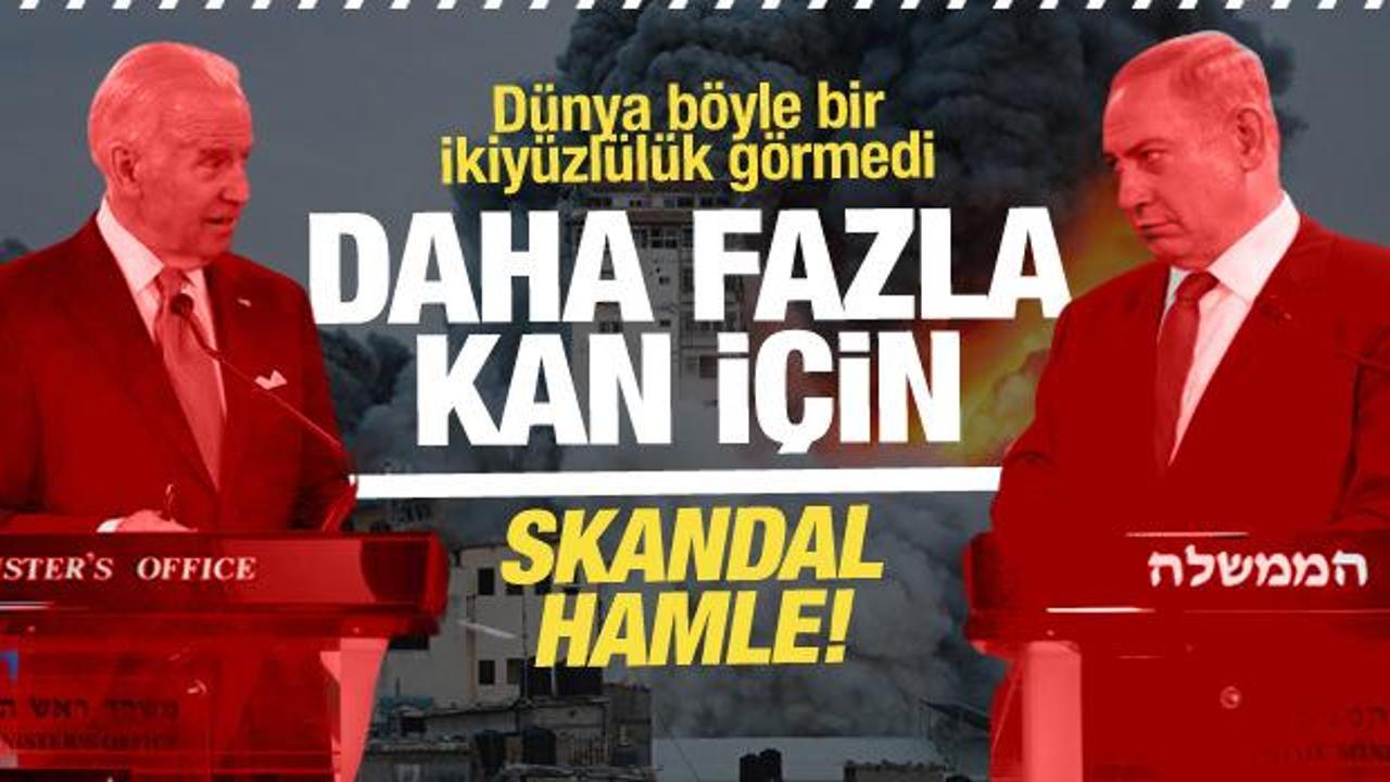 Kamera önünde ‘Ateşkes’ diyen ABD’den skandal ikiyüzlülük! İsrail’e gönderdiler