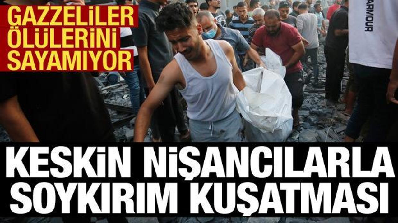 Katliamcı İsrail’den keskin nişancılarla soykırım kuşatması