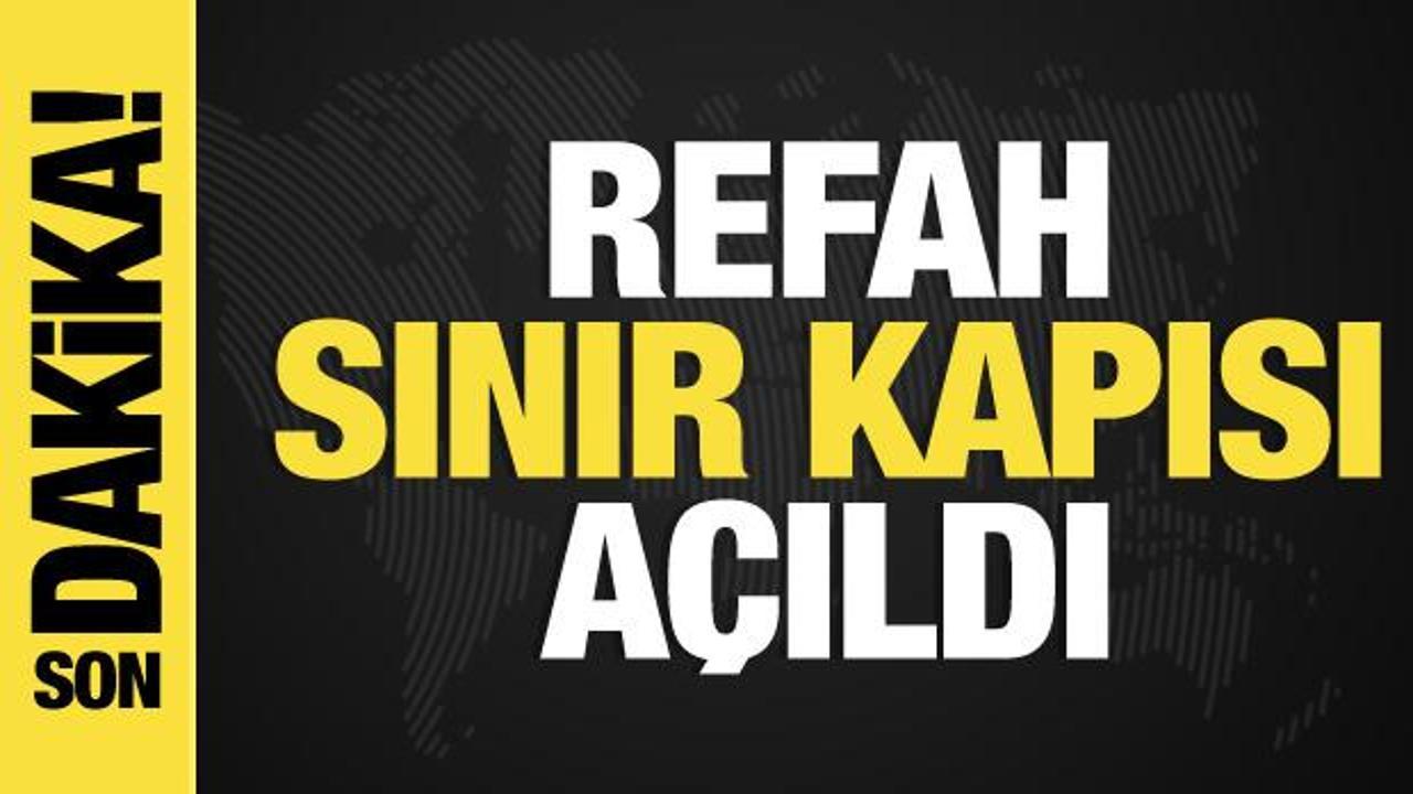 Mısır sivillerin geçişi için Refah Sınır Kapısı’nı açtı