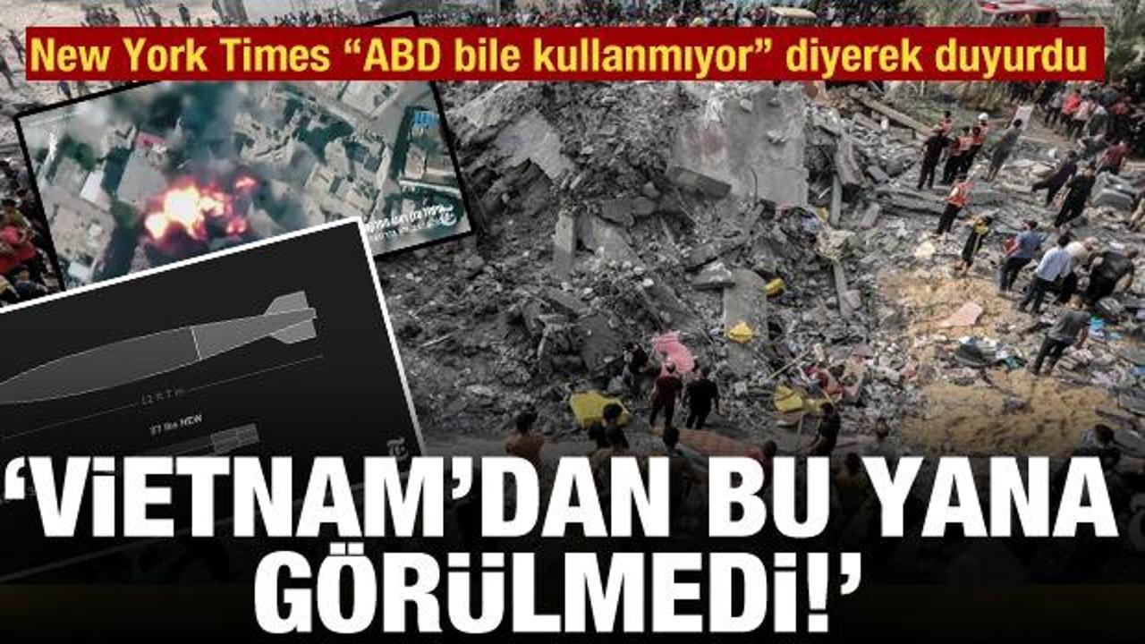 New York Times: Gazze’de “en büyük ve en yıkıcı” bombalar kullanıldı