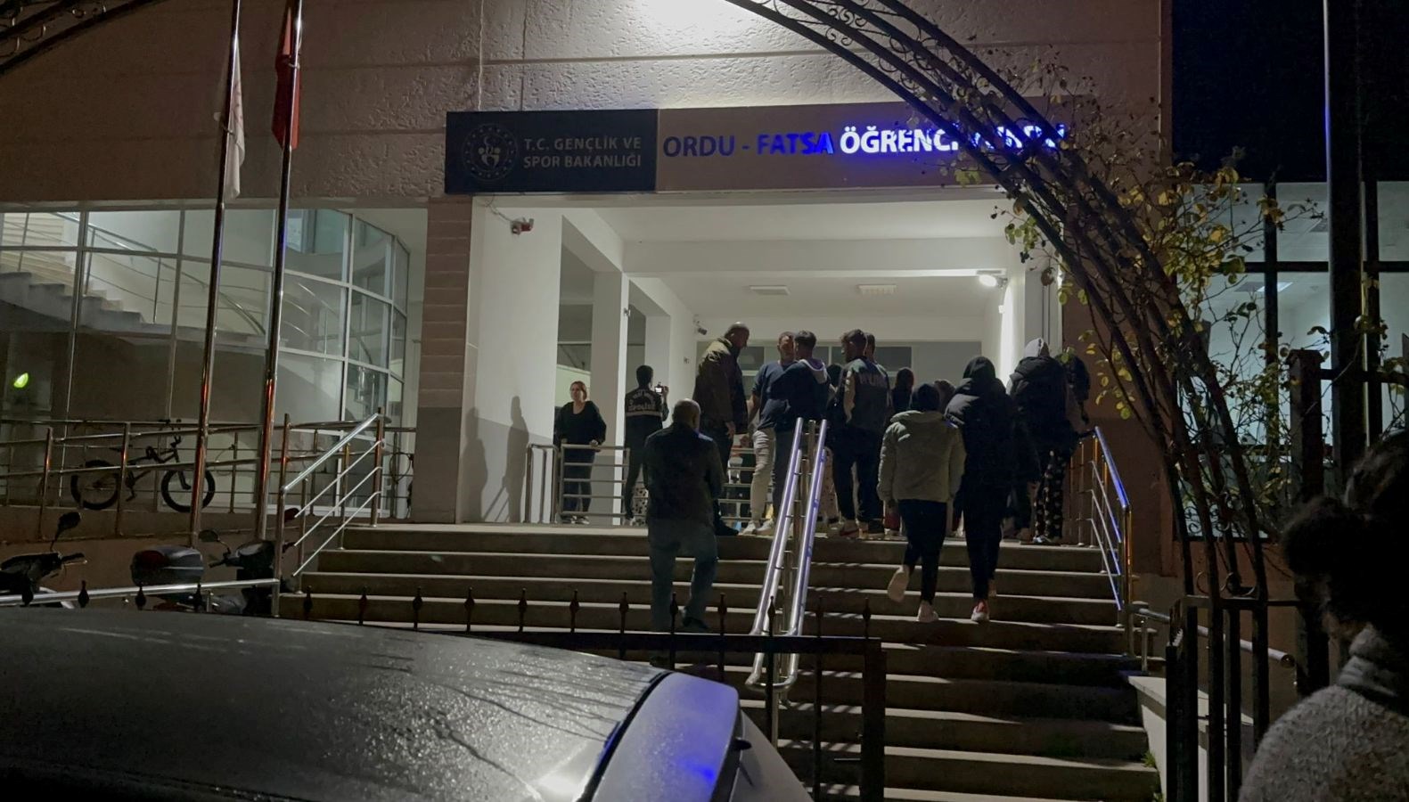 Ordu’da öğrenci yurdunda asansör halatlar koptu