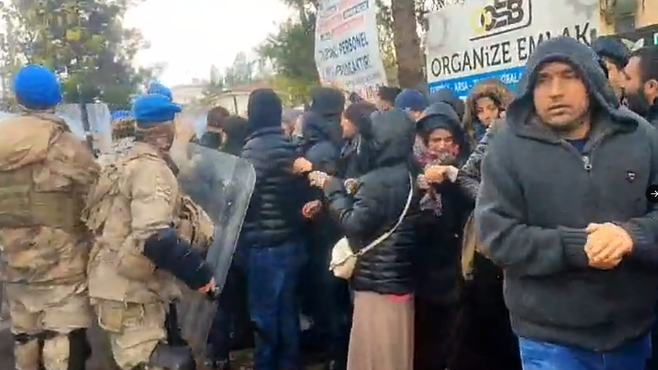 Özak Tekstil işçilerine biber gazlı, TOMA’lı saldırı