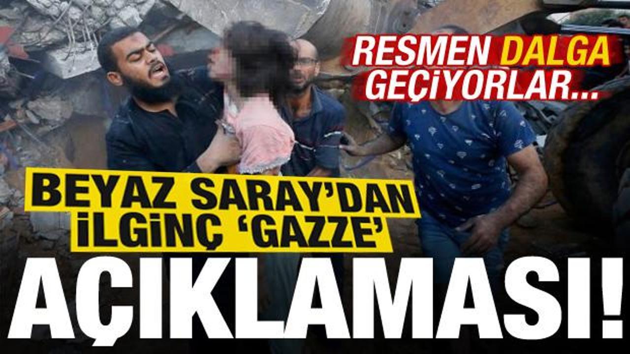 Son dakika: Beyaz Saray’dan ilginç ‘Gazze’ açıklaması! Resmen dalga geçiyorlar…