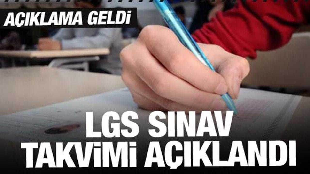 Son dakika: LGS sınavının tarihi açıklandı