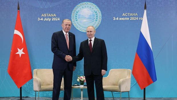 Erdoğan ile Putin Astana’da görüştü