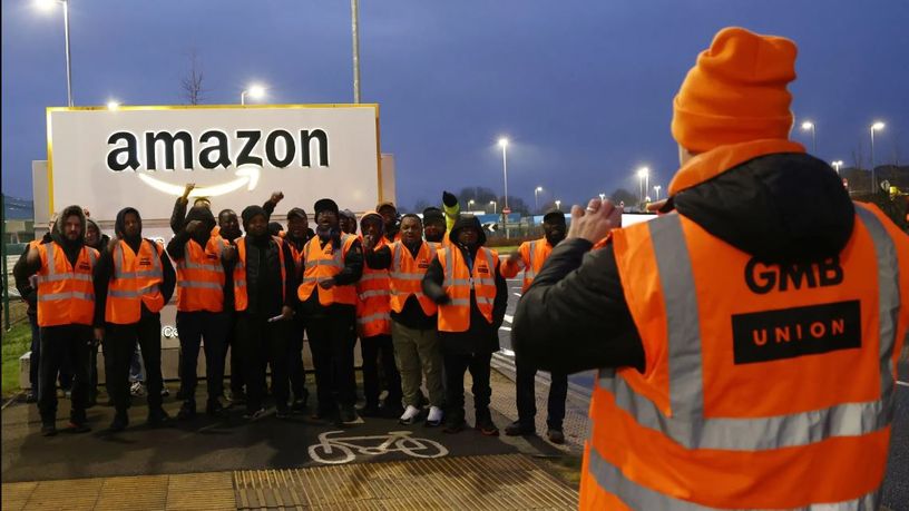 ABD’de Amazon işçileri, Noel yoğunluğu öncesinde greve gitti