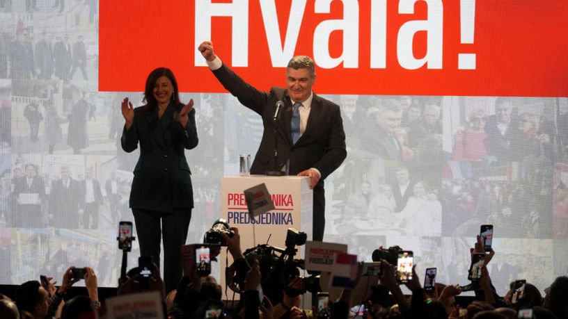 Hırvatistan’da seçimi Sosyal Demokrat Parti adayı kazandı